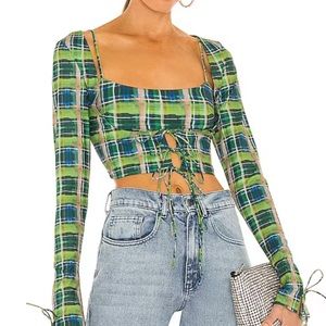 Danielle Guizo plaid set